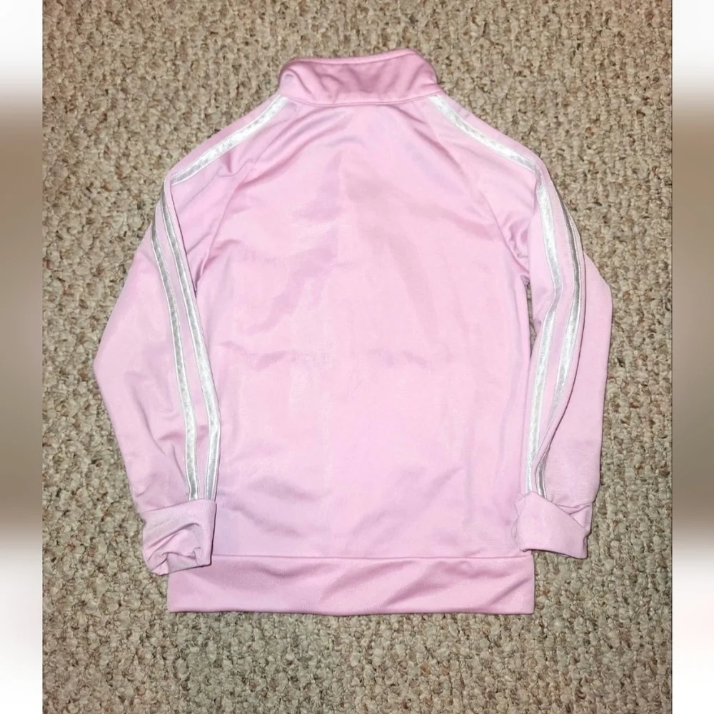Adidas Girl's Track Top And Bottom Set Size 5